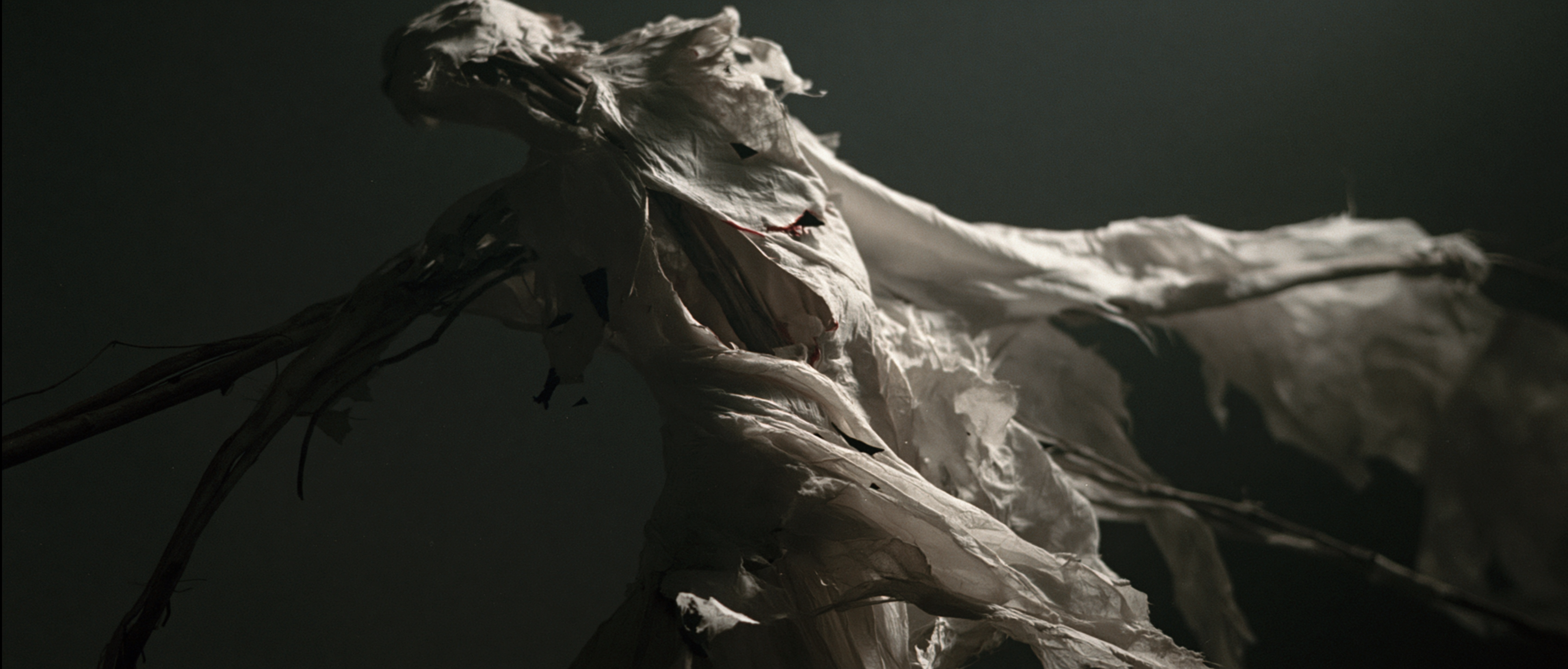 Hollow paper body from The Lost Roasted Lambkin design studies